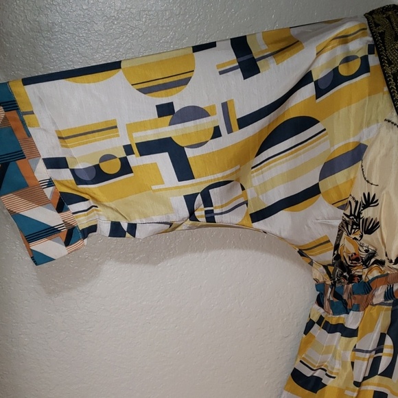 Johnny Was Tie Geo Kimono Top XS NWT - Picture 3 of 4